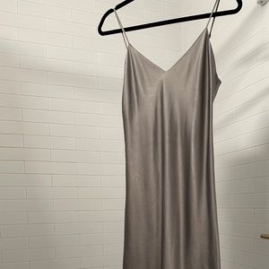 Silk Slip Dress Maxi
